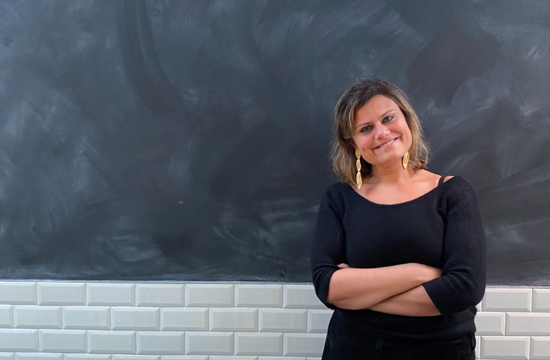 Catherine Testa anime une formation en entreprise
